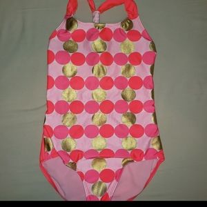 Cat & Jack Girls Swimsuit sz L